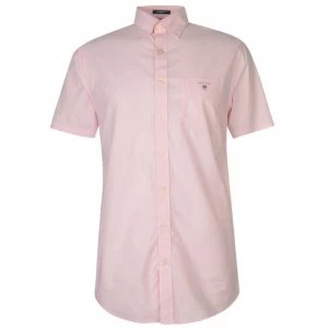 Gant Gant Short Sleeve Pop Colour Shirt Mens - Rose 629