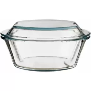 Premier Housewares - Large Round Glass Casserole Dish