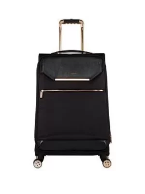 Ted Baker Albany Medium 4 Wheel Black Suitcase