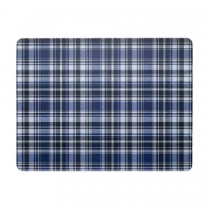 Elements Checks BlueBlack 6Pc Placemats