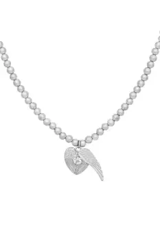 Silver 'Angelic' Charm Ball Necklace