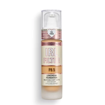 Makeup Revolution IRL Filter Longwear Foundation 23ml (Various Shades) - F9.5