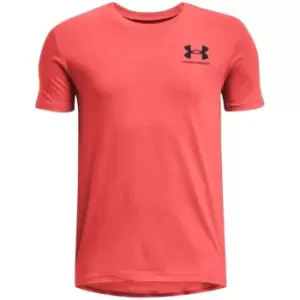 Under Armour Cotton Short Sleeve T-Shirt Junior Boys - Red