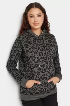 Tall Leopard Print Hoodie