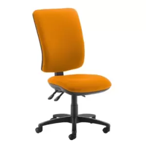 Dams MTO Senza Extra High Back Operator Chair with No Arms - Costa Blue