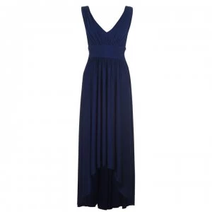 Biba Dip Hem Maxi Dress Womens - Navy