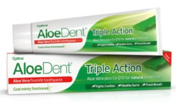 Aloe Dent Triple Action Aloe Vera Fluoride Toothpaste 100ml