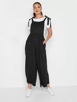 Long Tall Sally Black Culotte Dungaree, Black, Size 20, Women