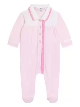 BOSS Baby Girls Babygrow - Pale Pink, Pale Pink, Size 3 Months