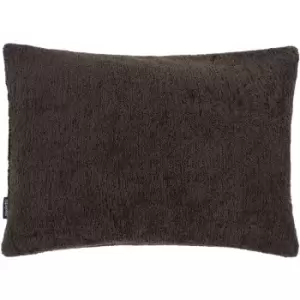 Paoletti Nellim Scadi Boucle Textured Cushion Cover, Espresso, 40 x 50 Cm