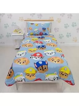 Paw Patrol Paw Patrol Bold Single Coverless Duvet