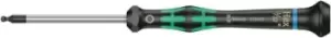 Wera Hex Key, 3/32in Ball End, Hex Screwdriver