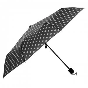 Slazenger Web Fold Umbrella - Black/Polka