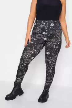 Halloween Spooky Print Leggings