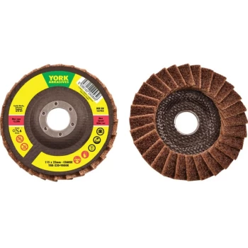 115X22.23MM Non Woven Flap Disc Coarse - York