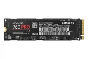 Samsung 960 Pro 512GB NVMe SSD Drive