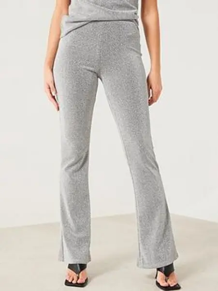 Vila Silver Mynte Hw Flared Pants