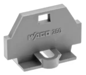 Wago 260-361 End Plate, Grey