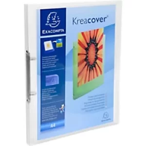 Kreacover Chromaline PP Ring Binder A4 2O Rings 15mm, S20mm, Frosted, Pack of 25