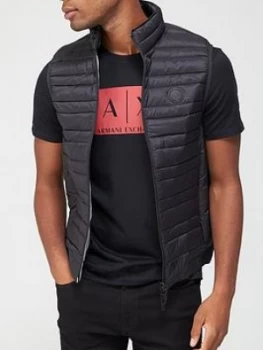 Armani Exchange Padded Gilet Black Size L Men