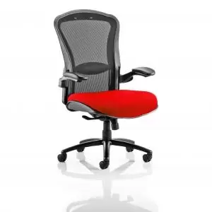 Houston Heavy Duty Task Operator Chair Black Mesh Back Bespoke Seat In