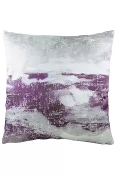 Landscape Abstract Hand-Painted Printed Cushion