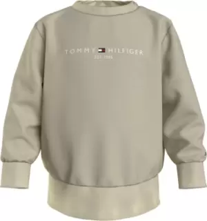 Tommy Hilfiger Newborn Centre Logo Tracksuit In Beige - Size 6-9 Months