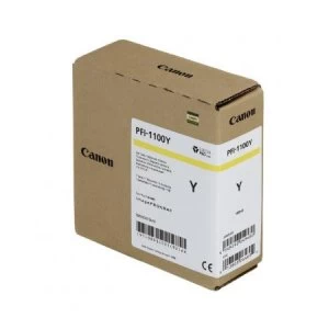 Canon PFI1100Y Yellow Ink Cartridge