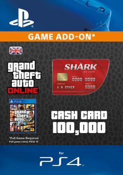 GTA V - Red Shark Cash Card - Digital Code