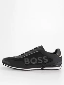 BOSS Saturn Trainer - Black, Size 11, Men