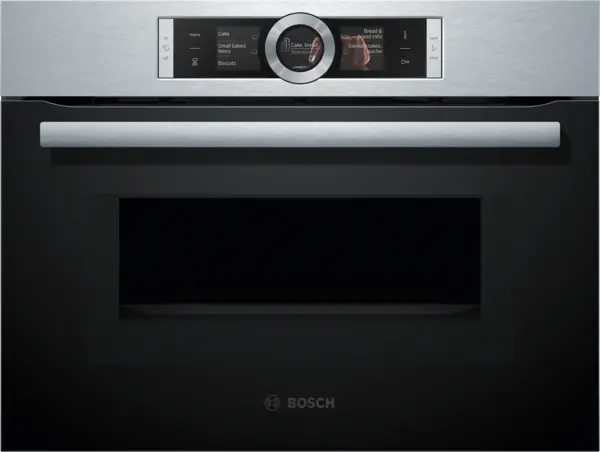 Bosch CMG656BS6B 45L Built In Compact Oven Microwave