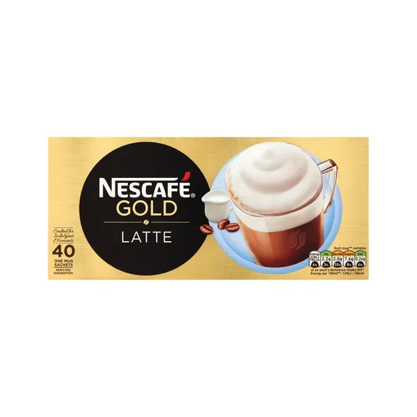 Nescafe Gold Latte Instant Coffee 40 Sachets