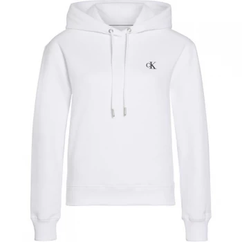 Calvin Klein Jeans Calvin Klein Embroidery Hoodie - Bright White