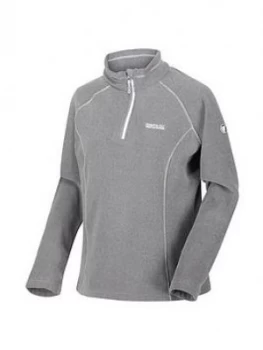 Regatta Kenger Half Zip Fleece - Grey, Size 18, Women