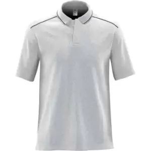 Stormtech Mens Endurance HD Polo Shirt (XL) (White/Dolphin)