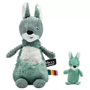 Les Deglingos Allezou The Kangaroo Mum And Baby - Green