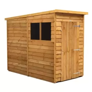 Power 4x8 Overlap Pent Shed