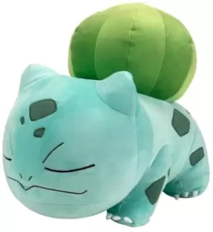 Pokemon Bulbasaur - Sleeping Stuffed Figurine blue