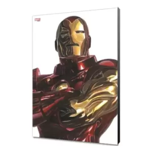 Marvel Avengers Collection Wooden Wall Art Alex Ross - Iron Man 30 x 45 cm