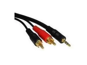 Novatech 3.5mm - 2x RCA Cable - 1.2m