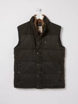 Fatface Paignton Coated Gilet - Brown