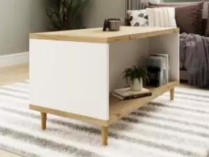 GFW Presto Vienna Oak and White Coffee Table