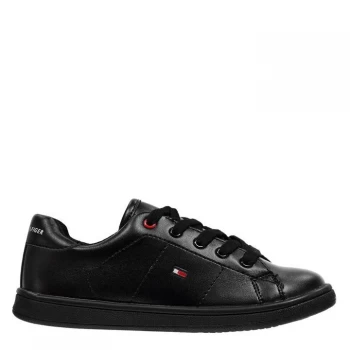 Tommy Hilfiger Flag Laceup Trainers - Black 999