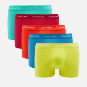 Calvin Klein Pride Five-Pack Cotton Trunks - L