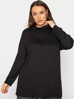 Yours Limited Collection Turtle Neck Long Sleeve Black, Size 26-28, Women