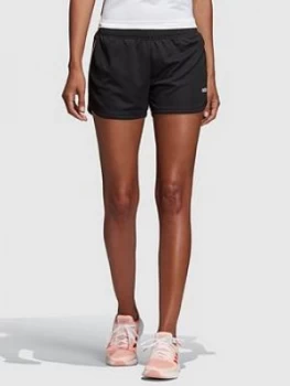 adidas Designed 2 Move 3 Stripe Knit Short - Black, Size 2Xs, Women