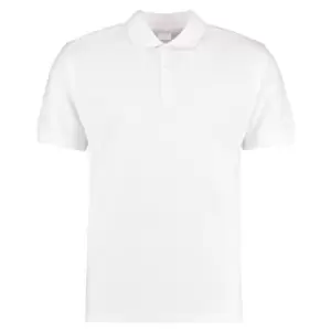 Kustom Kit Mens Short Sleeve Polo Shirt (XXS) (White)