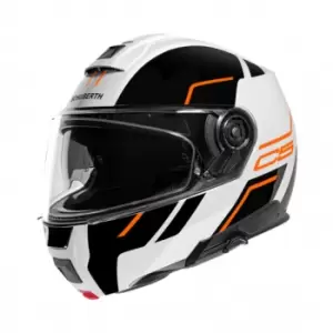 Schuberth C5 Master White Orange Modular Helmet S