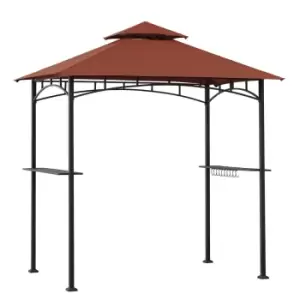 Sunjoy Grill Gazebo LINAS - 244cm x 152cm - Red