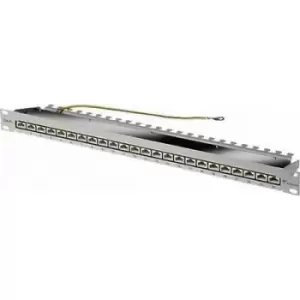 Telegaertner J02023A0050 24 ports Network patch panel 483mm (19) CAT 6 1 U Multicolour